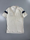 Giordano | “Courage Strength Wisdom” Crest Polo | White/Navy (M)