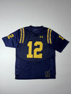 Under Armour | Navy Football Jersey #12 (2XL)