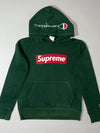 Vintage Supreme Champion Green Box Logo Hoodie (XS)