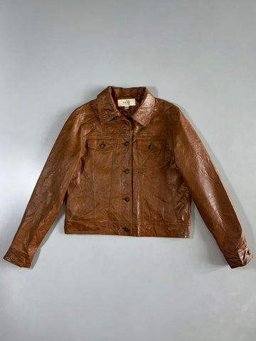 Next Premium Original Leather Jacket Women’s(XS/S)