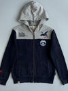 EDWIN EDO KATSU | Japanese Crane Embroidered Zip Hoodie (M)