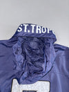 Nagata Collection Saint-Tropez Polo Cup Navy Sailing Bomber Jacket with Hidden Hood (L)