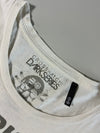 Crosshatch Dark Series Skull Pilot Graphic Tee, “Usque Ad Mortem” (L)