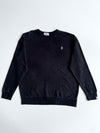 BAPE A Bathing Ape Ape Head Logo Black Crewneck Sweatshirt (XL)
