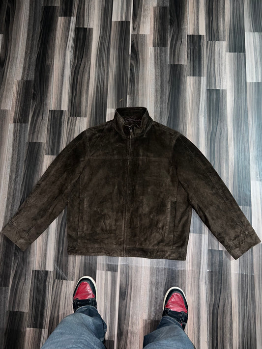 ZUltra Premium Original Sued Leather Jacket (L/XL)