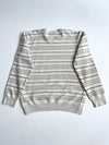 Lacoste Beige Pinstripe Knit Crewneck Sweater (S)