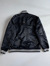 Rocawear Satin Varsity Bomber Jacket Black Gold (XL)