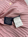 Ralph Lauren Pink Cable Knit Cotton Cardigan women’s (M)