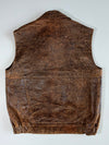 Vintage Premium Original Bomber Leather Jacket (XL)