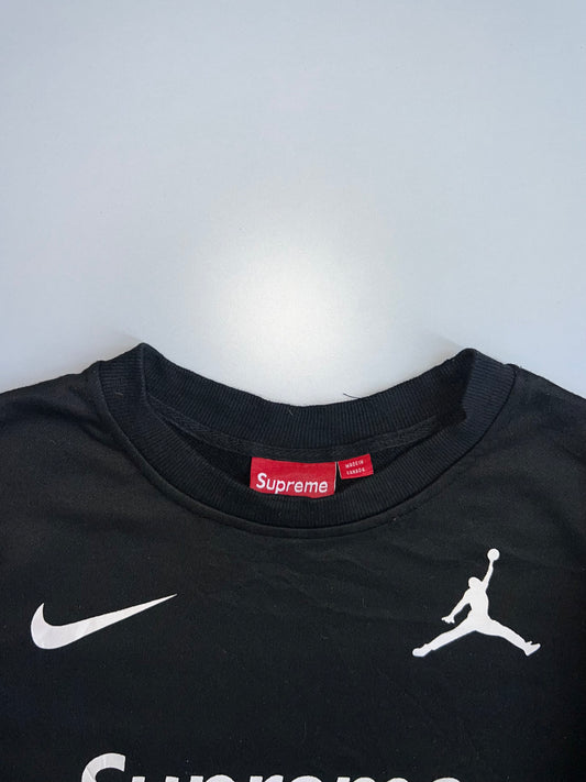 Supreme x Nike Jordan Collab Crewneck Sweatshirt (S)