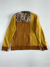 K2 Flywalk Hybrid Tech Geometric Print Fleece-Lined Zip Jacket – Mustard/Tan (S)