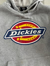 Vintage Dickies Grey Big Logo Graphic Hoodie (XS)