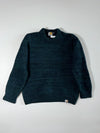 Carhartt WIP Chunky Knit Sweater – Dark Green Marl (S)