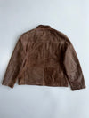 Vintage Brown Suede Leather Jacket (L)