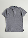 Tommy Hilfiger Cotton Linen Polo Shirt – Grey Melange (L)