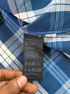 Tommy Hilfiger Custom Fit Plaid Short Sleeve Shirt(S)