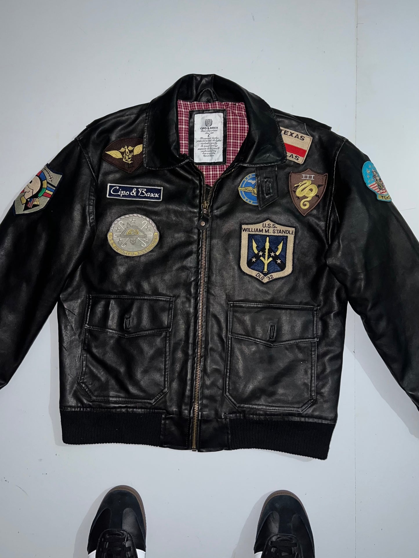 ZSuper (RARE) Original Leather Jacket (RARE FIND) (M/L)