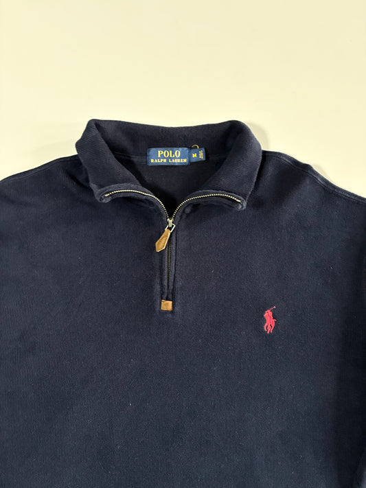 Polo Ralph Lauren | Quarter Zip Pullover | Navy Blue (XL)