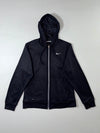 Nike Dri-FIT Black Swoosh Full-Zip Performance Hoodie (S)