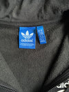 Adidas Originals Spellout Graphic Zip-Up Hoodie – Black (S)