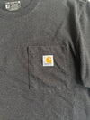 Carhartt | Charcoal Heather Loose Fit Pocket Tee | (L)