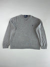 Polo by Ralph Lauren Grey V-Neck(2XL)