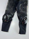 Furjgan Black Pure Leather Motorcycle Pants With Sliders (W:32|L:39)