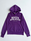 Roots Athletics | Purple Varsity Spellout Hoodie | (S)