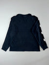 Nike Big Swoosh Long Sleeve Tee Black (L/XL)