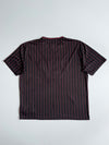 FSBN Chicago 23 Pinstripe Jersey T-Shirt – Black/Red (3XL)