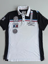 Camp David Yacht Club Saint-Tropez Embroidered Polo – Black/White (XL)