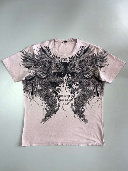 Divide Et Impera Gothic Wing Graphic Tee (Xl)