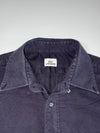 Lacoste Vintage Navy Faded Short Sleeve Pocket Shirt(XL)