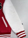 Red & White Varsity Jacket (S/M)