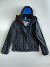 Superdry Original Windcheater Black Blue Fleece Lined Jacket (S)