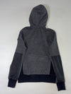 Roots Sporting Goods Grey Faux-Fur Hood Half-Zip Pullover (XS)