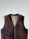 Vintage Premium Original Bomber Leather Vest (XL)
