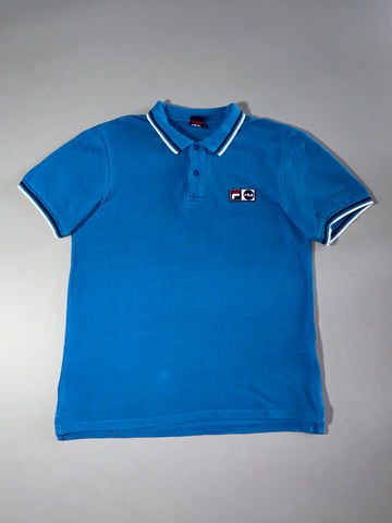 Fila Tipped Collar Polo T-Shirt – Sky Blue (L)
