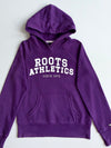 Roots Athletics | Purple Varsity Spellout Hoodie | (S)
