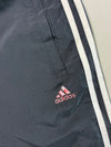 Vintage Adidas Navy Windbreaker Track Pants with Red Lining (W:32) (L:42)