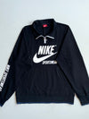 Vintage Nike Sportswear Black Half Zip Graphic Sweatshirt (M)