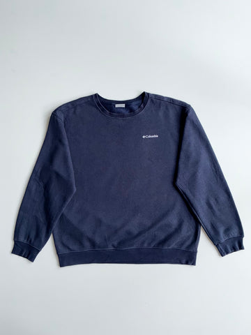 Columbia Embroidered Logo Crewneck Sweatshirt  Navy (2XL)