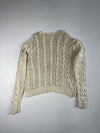 Polo Ralph Lauren | 100% Silk Hand Knit Cable Sweater | (2XL)