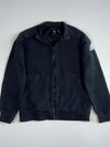 Adidas Full Zip Track Jacket with Sleeve Logo – Black (M)