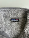 Patagonia Los Gatos Grey Quarter-Zip Sherpa Fleece woman’s–(XL)