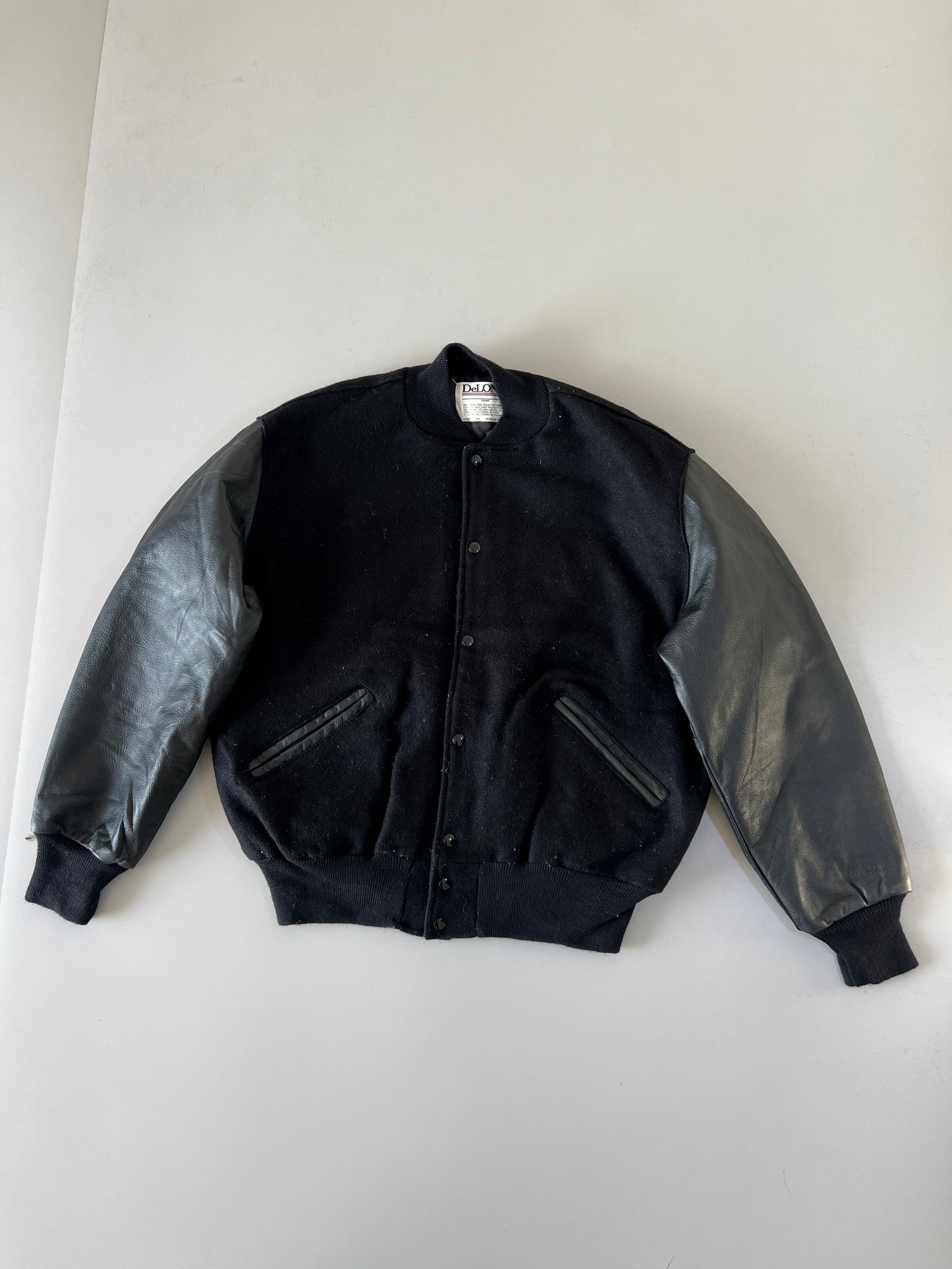 ZSuper Premium Varsity Jacket Original Leather  (RARE) (XL/2XL)