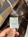 Tommy Hilfiger Brown Plaid Flannel Shirt – (L)