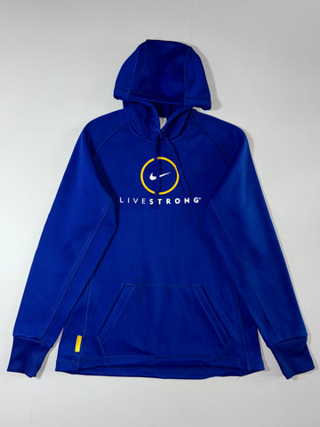 Nike Livestrong Therma-Fit Pullover Hoodie - Royal Blue Women’s (S)