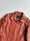 First Avenue Tan Brown Genuine Leather Zip Jacket  women’s (S)
