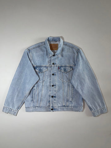 Levi’s Vintage Denim Trucker Jacket Light Blue Wash (L)
